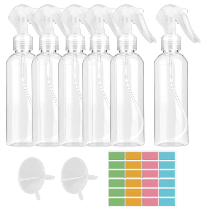 ÄUGEN GmbH Lot De 10 Vaporisateurs Fins 250 Ml Vides - Transparent PET Avec Pulvérisateur