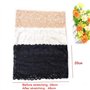 JZK 3 Couleurs Blanc Beige Noir Taille Extra Large XL élastique sans Bretelles Dentelle Bandeau Soutien-Gorge Haut de Tube pour