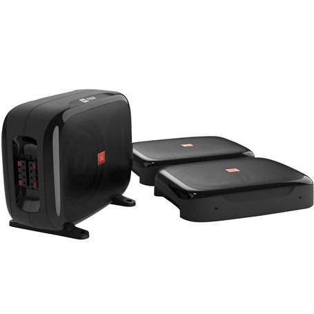 JBL Fuse Double Subwoofer Auto Set - 2 x 8 Pouces 600 Watt - Séparément comme 2 caissons de Basses Plats sous Le siège ou Ensemb