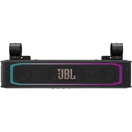 JBL RallyBar Barre de Son Bluetooth Universelle d'extérieur de 21" pour véhicules et Bateaux avec 8 Haut-parleurs étanches