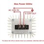 Aihasd AC 220V 5000W SCR Électronique Régulateur de tension Contrôleur de vitesse Dimming Gradateur Thermostat Haute puissance