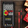 MAXRIENY Multimètre Numérique Intelligent Automatique avec Grand Écran Couleur 9999 Comptes Testeur de Tension Multifonction de 