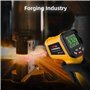 BSIDE H3 Thermomètre Numérique Industriel -58℉~2552℉(-50℃~1400℃) Thermometre Infrarouge Professionnel 50:1 avec Alarme LCD Coule