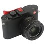 Haoge THB-LR Sabot en métal pour appareil photo Leica Q Q-P QP Typ116 Typ 116 Typ 116 Rouge