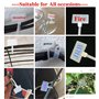 175 pièces nylon câble zip liens étiquettes marqueur Verrouillage Automatique avec 264 étiquettes Blanches et 2 pièces pour la G