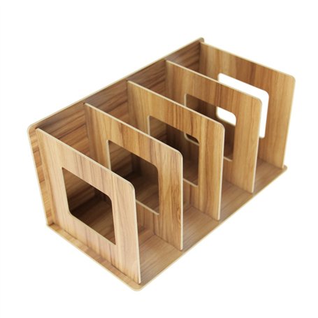 Etagère De Rangement DIY pour Organisateur de Bureau Étagère Planche Organiseur de Bureau en Bois Boîtes de Rangement Casiers Bi