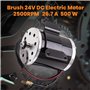 maXpeedingrods 24V 500W DC moteur électrique zy1020 for Scooter Ebike Go Kart DIY Project