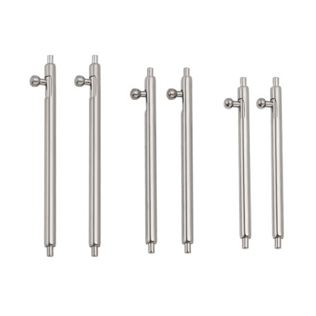 Create idea Lot de 60 barrettes à ressort à dégagement rapide en acier inoxydable 304 de 1