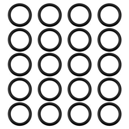 Create idea 20Pcs Joints Toriques en Caoutchouc Nitrile NBR70 19x14x2.5mm pour Pièces Mécaniques Systèmes Hydrauliques Et Pneuma