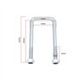 The Lord of the Tools 4 Jeux D'¨¦crous de Boulons en U en Acier Galvanis¨¦ M12x42mm Boulons en U avec ¨¦crou de Plaque Compatibl