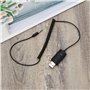 The Lord of the Tools Adaptateur USB Bluetooth Auxiliaire 5.4 pour Voiture avec Prise Jack 3,5 Mm pour Autoradio Casque Filaire