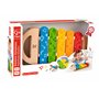 Hape - Xylophone Arc-en-Ciel en Bois - Jouet Enfant en Bois 3 pièces - Instrument de Musique pour Bébé dès 12 Mois - Jeu Musical