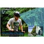 Casque de vélo pour Adulte, Casque Bluetooth Intelligent avec enregistreur de Conduite et Fonction de feu arrière LED pour visiè
