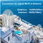 WAVLINK AC1200 Amplificateur WiFi/Repeteur WiFi Puissant Exterieur en Charge Poe/Dual-Band 2.4+5G/4 Antenne WiFi Longue Portée(2