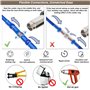 400 PCS Joint de Soudure Connecteur de Fil Isolés 7 Tailles de Etanche Cosse Soudure avec Gaine Thermoretractable Thermorétracta