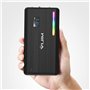 Ulanzi VIJIM VL196 Lampe LED Multicolore RVB pour Appareil Photo et Smartphone avec température de Couleur réglable (RGB + 2500