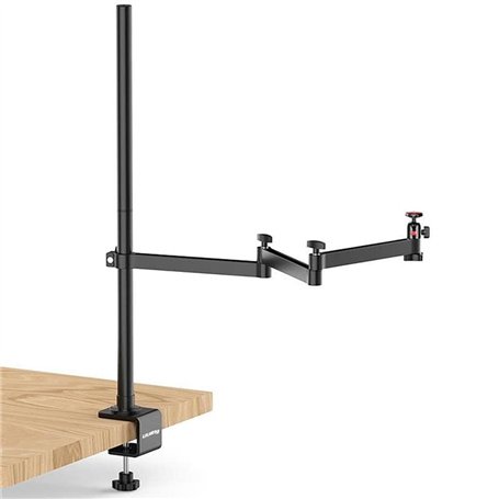 ULANZI Support de Bureau réglable avec Pince de Table pour Appareil Photo ou Lampe - 1 Bras 2335