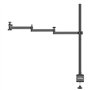 ULANZI Support de Bureau réglable avec Pince de Table pour Appareil Photo ou Lampe - 1 Bras 2335
