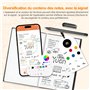 Yuan Smart Writing Set, Smart Pen+ Smart Notebook, Stylo Intelligent avec Carnet Intelligent, Carnet numérique, avec APP peut aj