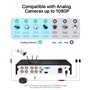 Anlapus 8CH 1080P H.265+ TVI DVR Enregistreur Vidéo Numérique, Détection de Mouvement & Alerte Instantanée, Compatible avec Camé