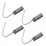 Create idea 4pcs Balais de Charbon Moteur Électrique 5x5x16mm avec Fil de Cuivre 12-24V pour Pompe de Véhicule Essuie-Glace Vent