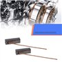 Create idea 4pcs Balais de Charbon Moteur Électrique 5x5x16mm avec Fil de Cuivre 12-24V pour Pompe de Véhicule Essuie-Glace Vent