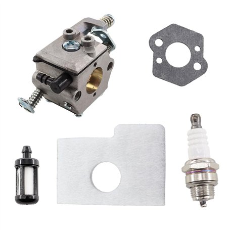 MCHNIC Kit de carburateur pour Stihl 017 018 019 019T MS170 MS180 MS190 MS 170 180 190 MS190T MS180C Tronçonneuse Filtre à Air B