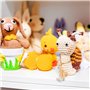 DERAYEE 560pcs Yeux de Sécurité Amigurumi en Plastique Coloré et Nez pour Amigurumi Crochet Artisanat Poupée Animaux et Ours en 