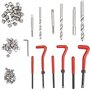 BestsQ Helicoil Kit de réparation de Filetage 88 pièces pour Moteur de Voiture M6/8/10