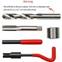 BestsQ kit de réparation de Filetage de Type Helicoil 14 pièces M14x1.5MM