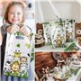40PCS Sacs Cadeau Jungle Animaux Pochette Bonbon Sac Emballage Cadeau Sachet Biscuits Dragée pour Anniversaire Baby Shower Fête