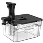 Récipient Sous Vide avec Couvercle Récipient Sous Vide avec Support 11L pour Cuiseur Sous Vide Plusieurs Marques Adaptées Multif