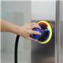 Uten Ponceuse Orbitale Pneumatique à Double Action de Disque Ø 152 mm 6“ avec Régulation de la Vitesse avec 7 pièces de Papier A