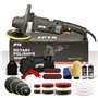 SPTA 1200W Machine à polir / polisseuse voiture polissage polisseuse rectifieuse,125mm 150mm 180mm avec 16 éponges de polissage 
