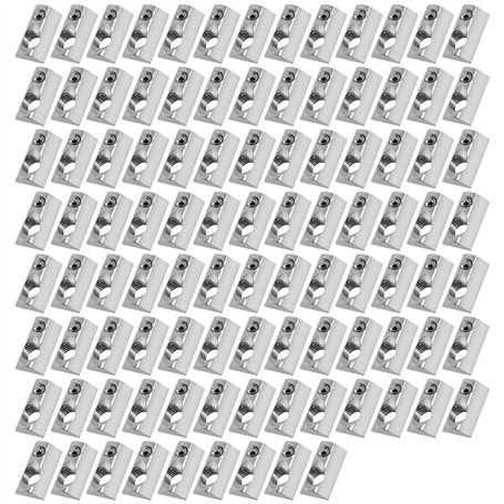 Create idea 100x Roll-in M8 T-Nuts Profil en Acier au Carbone Écrous à Fente en T Écrou à Billes 8 Adapté Aux Profilés en Alumin