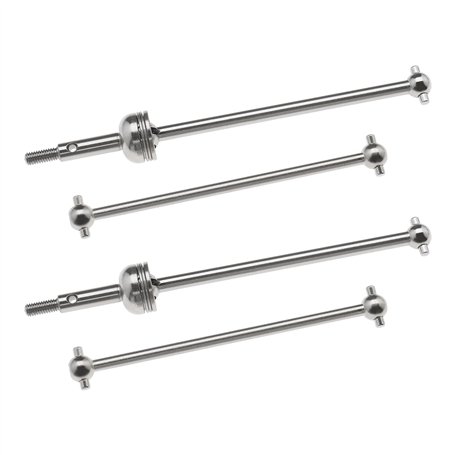 Create idea Lot de 4 Arbres d'entraînement de Voiture télécommandés compatibles avec WLtoys 144001 144002 124018 124019 124017 1