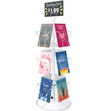 ANBOXIT Présentoir carte postale rotatif
