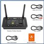 1Mii [Upgraded] B03S Transmetteur Recepteur Bluetooth 5.3 avec DAC Audiophile, aptX AD/LL/HD, Émetteur Adaptateur Audio san Fil 