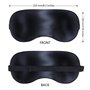 Lot de 2 Masque de Sommeil, 100% Soie Naturelle Occultant Masque de Nuit Masque de Voyage pour Dormir avec Bouchons d'oreille et