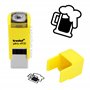 Tampon fidélité motif bière 11 mm [ cachet encreur pinte festival chope bar stamp carte fidélité ]