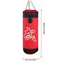 Sac De Frappe, Sacs Boxe Suspendus Oxford Kick Boxing Taekwondo Punching Bag Avec Chaînes Crochet Pour Equipement Entraînement M
