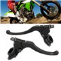 Kit Levier d'embrayage Levier Frein Moto 7/8" Universel de 22 mm, 1 Paire de Ensemble Poignée Leviers d'embrayage Pompe Supérieu
