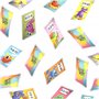 ALLEOVS Jeu Educatif Math-Batt Multiplication - 90 Cartes pour Apprendre Les Maths - Jeux de Société et Activité pour Enfants et