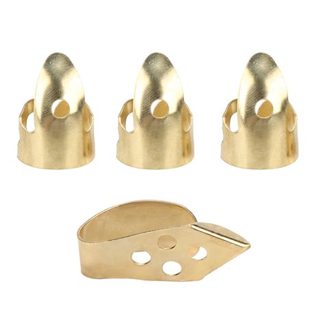 Lot de 3 Pics de Pouce Médiators Réglables pour Pouce De Guitare Électrique Médiator Finger Picks Thumb Picks Set pour Divers In