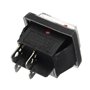 TuToy 220V16A 20A 125V Marche/Arrêt Interrupteur Rouge De Rechange Interrupteur Étanche Pour Les Machines D’Aspiration Aspirateu