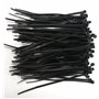Lot de 100 attaches pour câble de Reulin - 100 x 2,5 mm - Noires