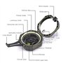 Boussole Résistante aux Intempéries compass survival Boussole Géologique compass survival Contrôleur de Déclinaison Magnétique, 