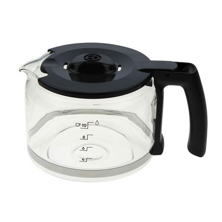 Verseuse en verre 4055517496 compatible avec / pièce de rechange pour machine à café AEG Electrolux
