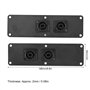 Prise de Haut-parleur Plaque de Fer Speakon Plaque de Prise de Haut-parleur Plaque de Prise de Haut-parleur Audio Dual Speakon P