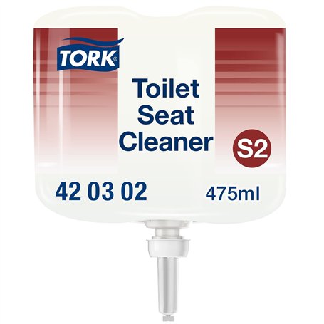 Tork Nettoyant pour siège de toilette - 420302 - Nettoyant Lunette WC pour une hygiène supplémentaire - Pour distributeurs S2 -